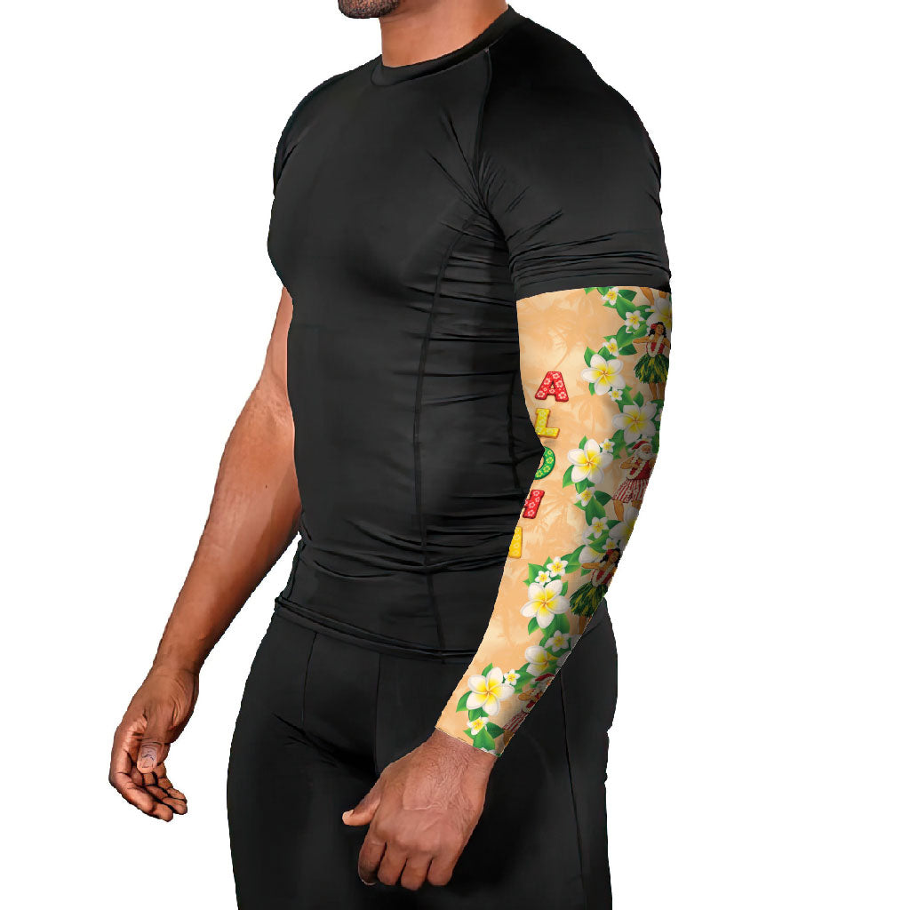Aloha Hawaii Chilly Christmas Arm Sleeves Tropical Vibes LT05 - Polynesian Pride