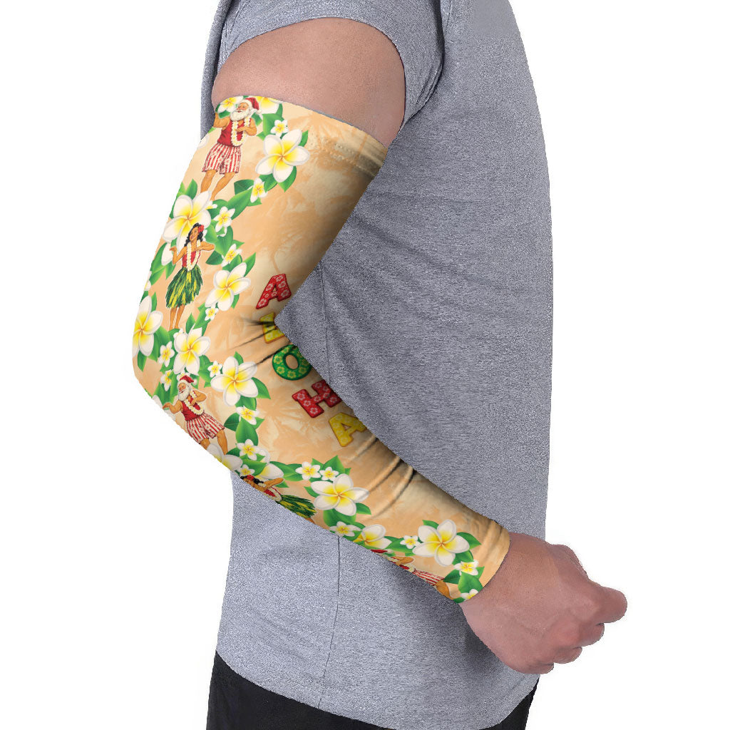 Aloha Hawaii Chilly Christmas Arm Sleeves Tropical Vibes LT05 - Polynesian Pride