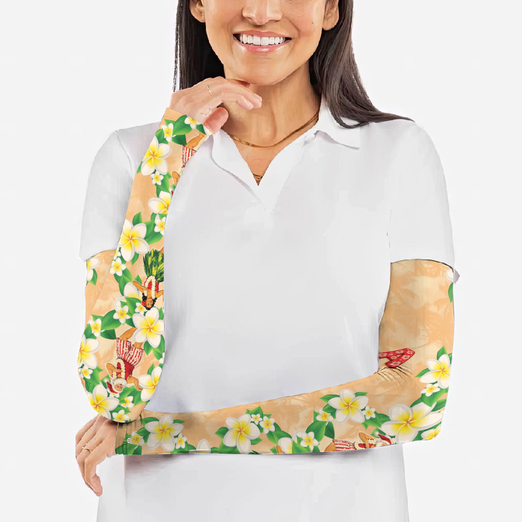 Aloha Hawaii Chilly Christmas Arm Sleeves Tropical Vibes LT05 - Polynesian Pride