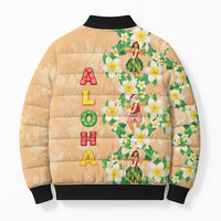 Aloha Hawaii Chilly Christmas Bomber Puffer Jacket Tropical Vibes LT05 - Polynesian Pride