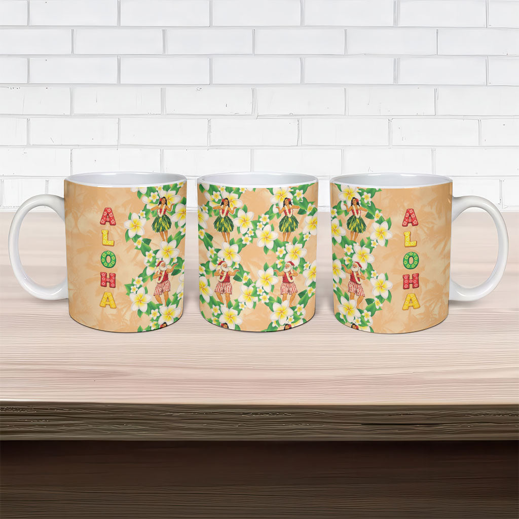 Aloha Hawaii Chilly Christmas Ceramic Mug Tropical Vibes LT05 - Polynesian Pride