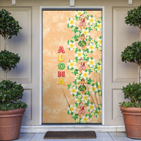 Aloha Hawaii Chilly Christmas Door Cover Tropical Vibes LT05 Beige - Polynesian Pride