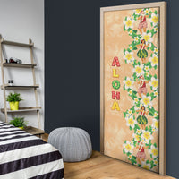 Aloha Hawaii Chilly Christmas Door Cover Tropical Vibes LT05 - Polynesian Pride