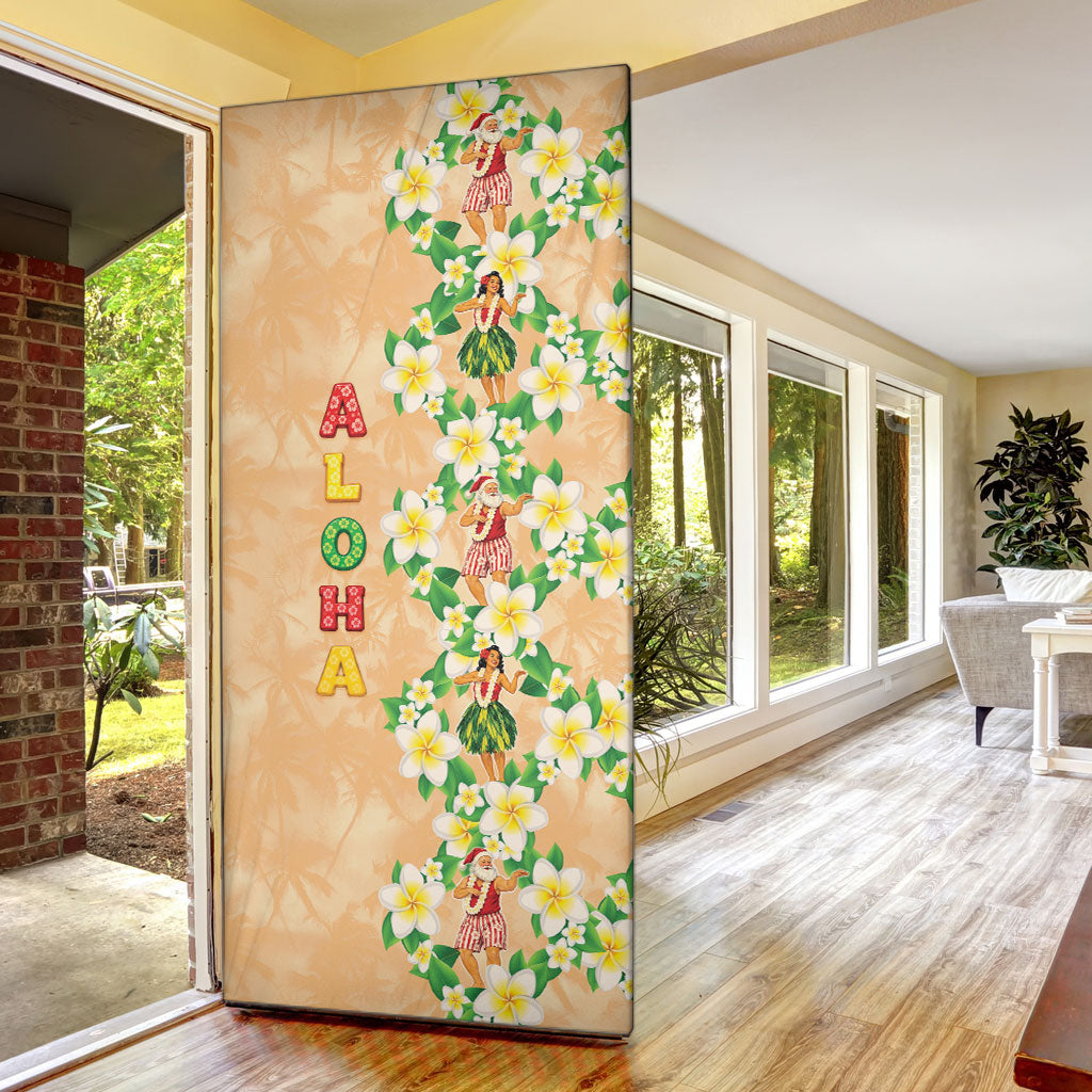 Aloha Hawaii Chilly Christmas Door Cover Tropical Vibes LT05 - Polynesian Pride