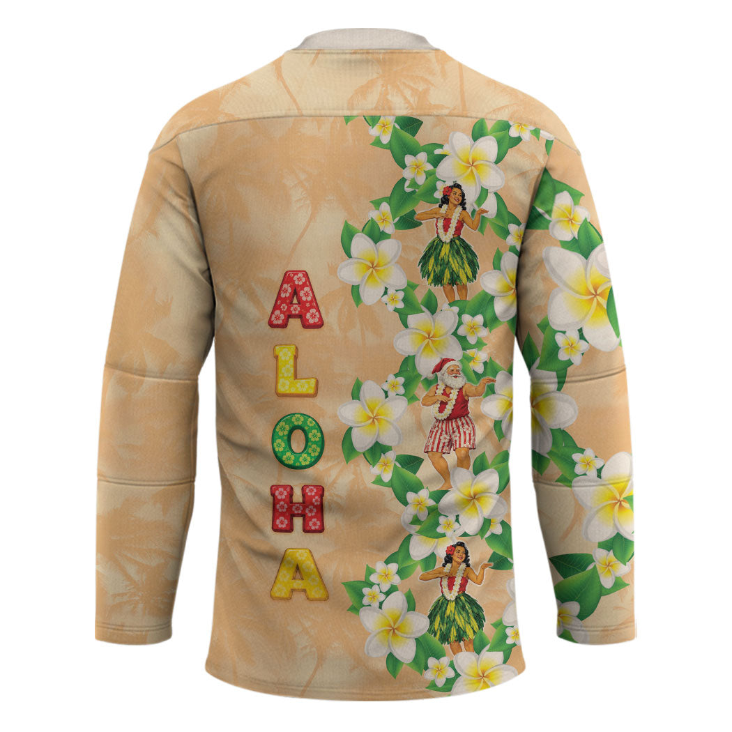 Aloha Hawaii Chilly Christmas Hockey Jersey Tropical Vibes LT05 - Polynesian Pride