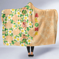 Aloha Hawaii Chilly Christmas Hooded Blanket Tropical Vibes LT05 One Size Beige - Polynesian Pride