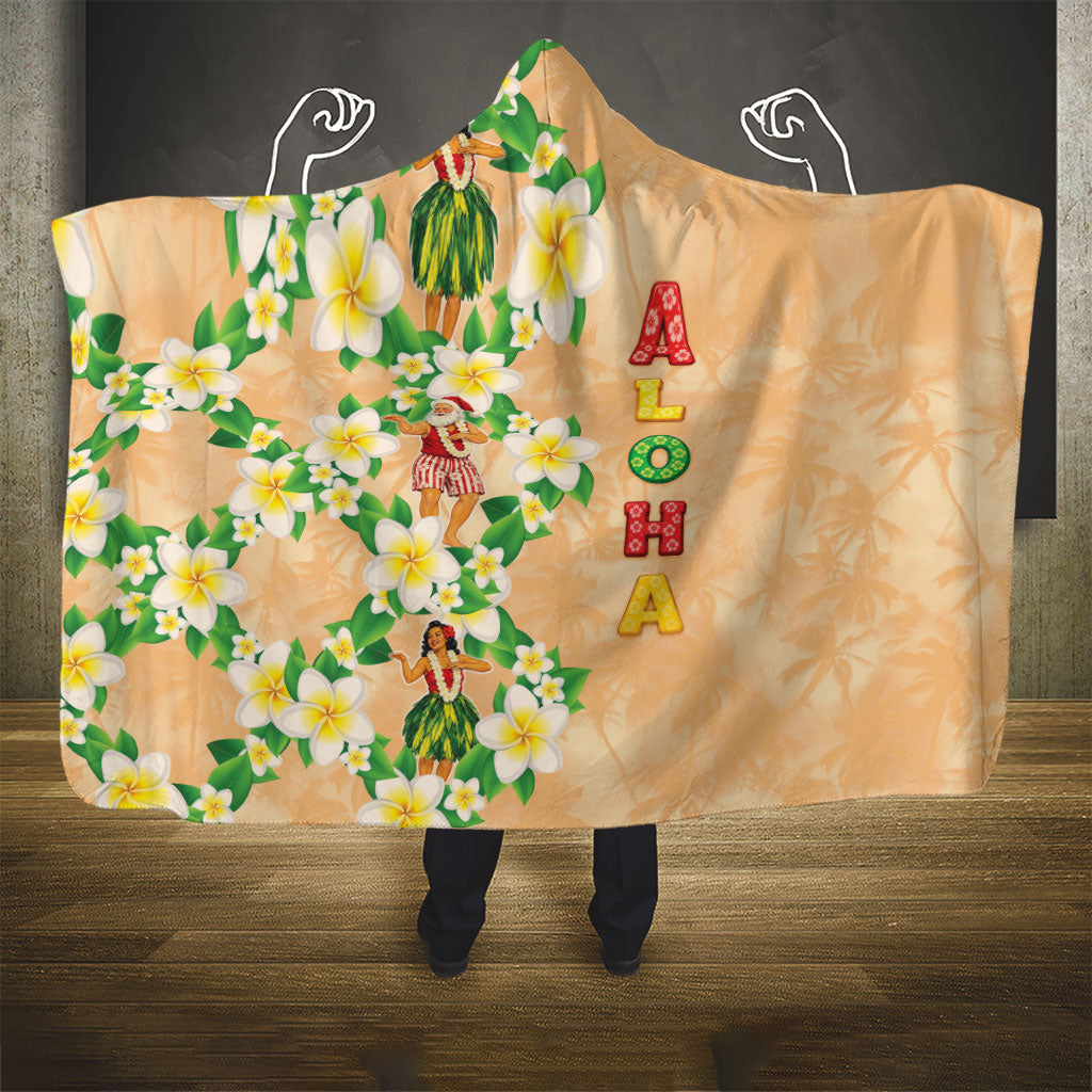 Aloha Hawaii Chilly Christmas Hooded Blanket Tropical Vibes LT05 - Polynesian Pride