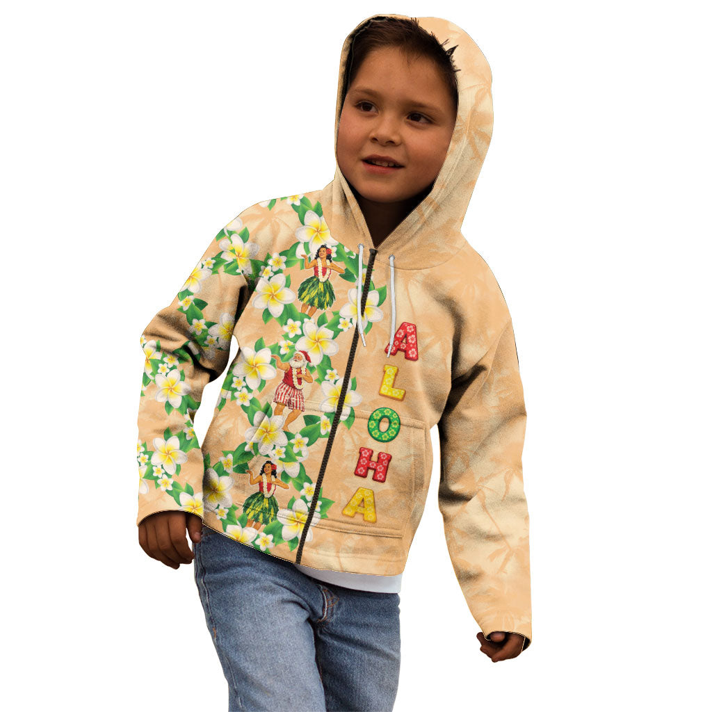 Aloha Hawaii Chilly Christmas Kid Hoodie Tropical Vibes LT05 - Polynesian Pride
