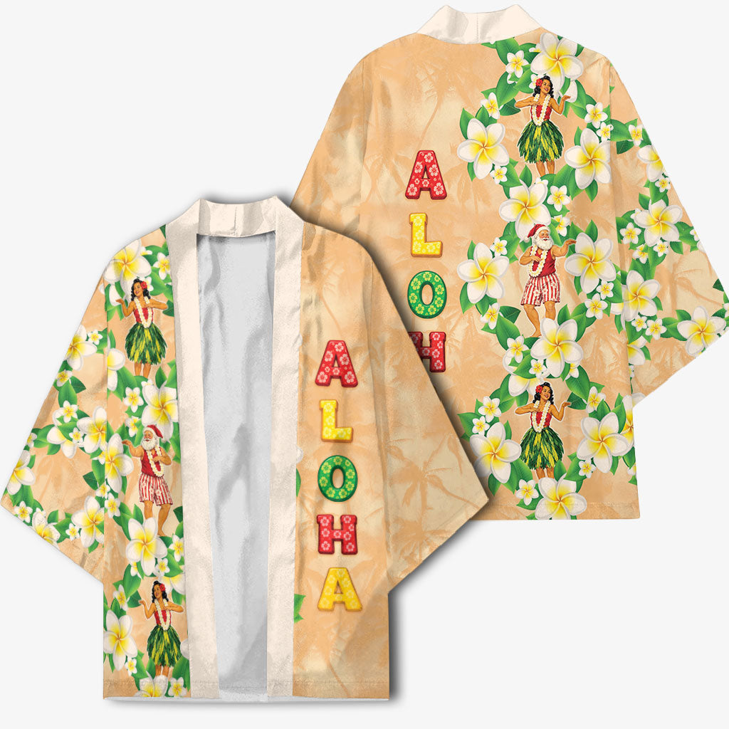 Aloha Hawaii Chilly Christmas Kimono Tropical Vibes LT05 - Polynesian Pride