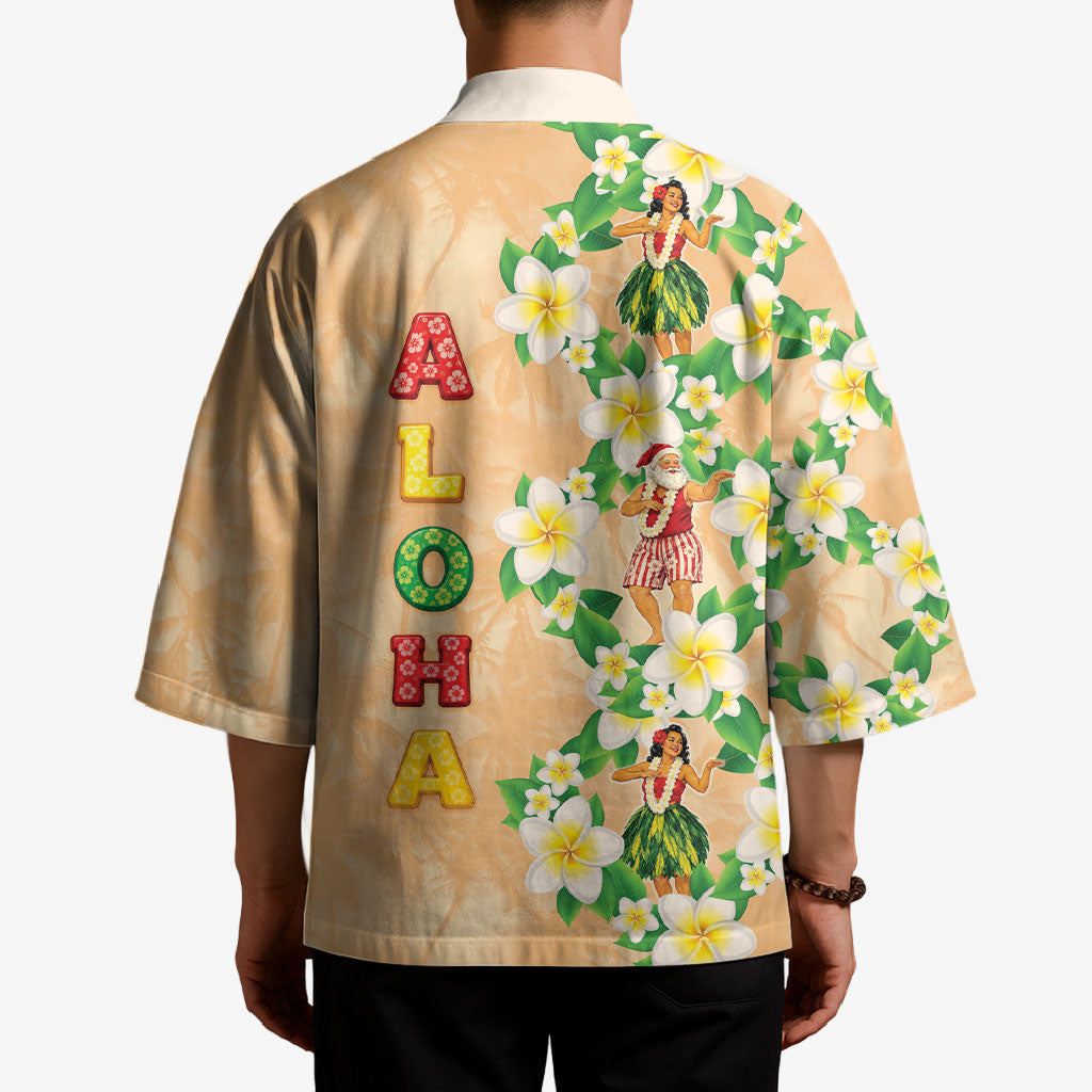 Aloha Hawaii Chilly Christmas Kimono Tropical Vibes LT05 - Polynesian Pride