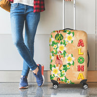 Aloha Hawaii Chilly Christmas Luggage Cover Tropical Vibes LT05 - Polynesian Pride