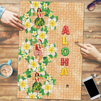 Aloha Hawaii Chilly Christmas Puzzle Tropical Vibes LT05 Beige - Polynesian Pride