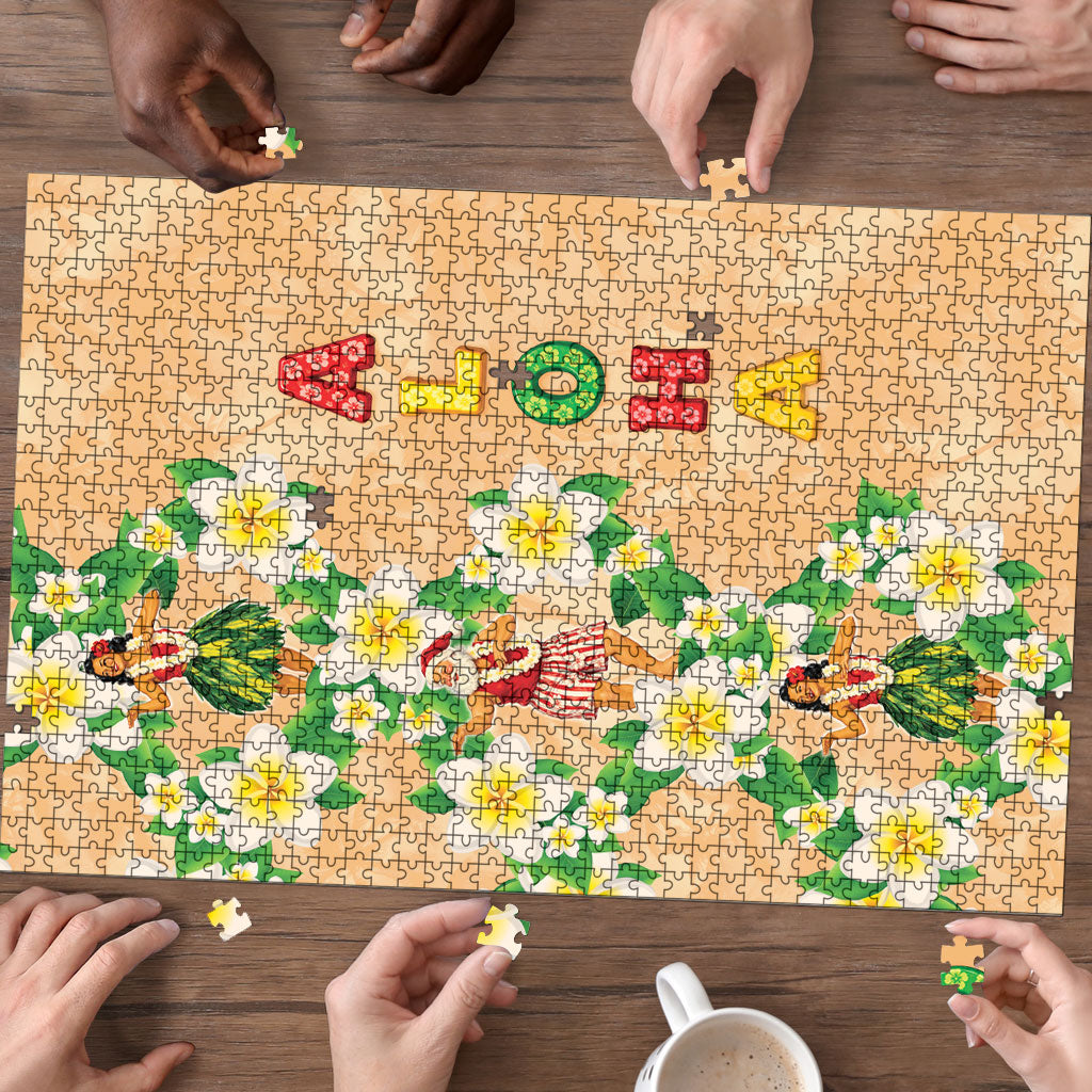 Aloha Hawaii Chilly Christmas Puzzle Tropical Vibes LT05 - Polynesian Pride