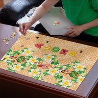 Aloha Hawaii Chilly Christmas Puzzle Tropical Vibes LT05 - Polynesian Pride