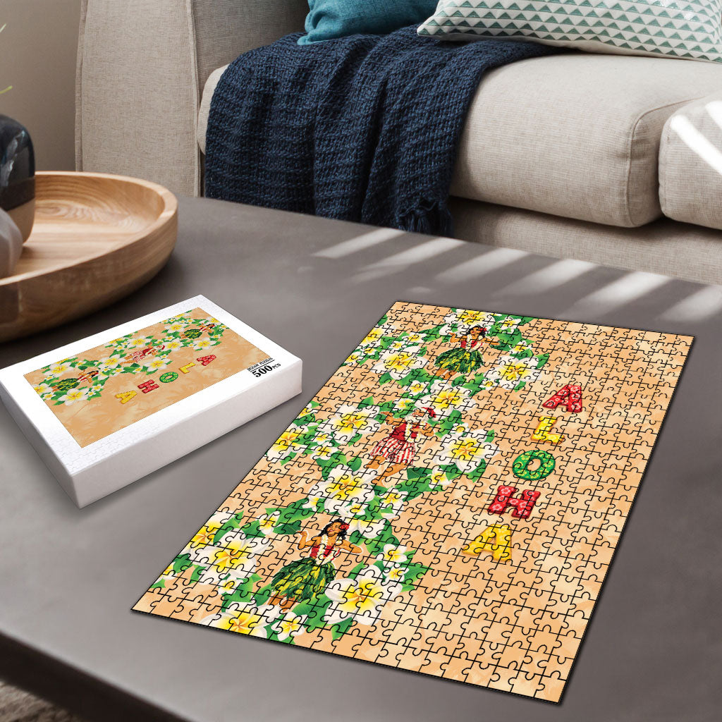 Aloha Hawaii Chilly Christmas Puzzle Tropical Vibes LT05 - Polynesian Pride
