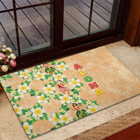 Aloha Hawaii Chilly Christmas Rubber Doormat Tropical Vibes LT05 - Polynesian Pride