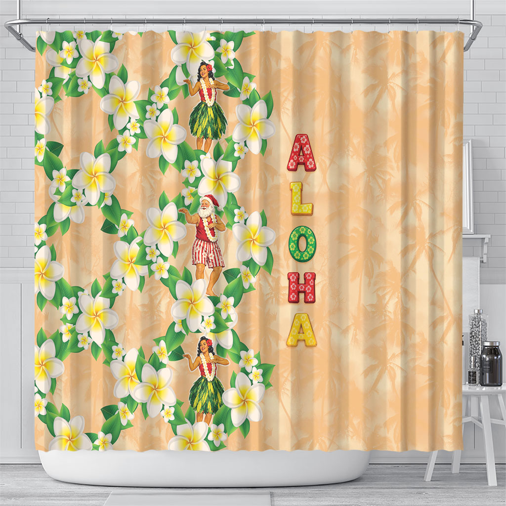 Aloha Hawaii Chilly Christmas Shower Curtain Tropical Vibes LT05 - Polynesian Pride