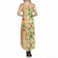 Aloha Hawaii Chilly Christmas Summer Maxi Dress Tropical Vibes LT05 - Polynesian Pride