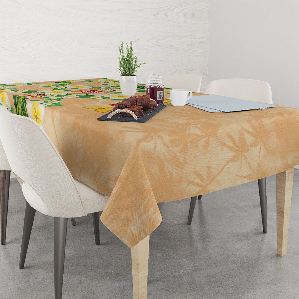 Aloha Hawaii Chilly Christmas Tablecloth Tropical Vibes LT05 - Polynesian Pride
