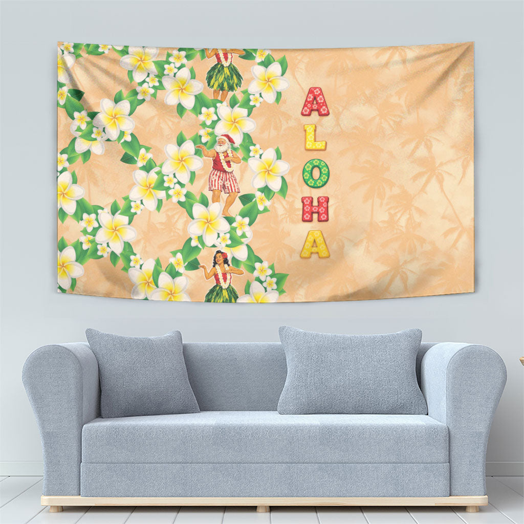 Aloha Hawaii Chilly Christmas Tapestry Tropical Vibes LT05 - Polynesian Pride