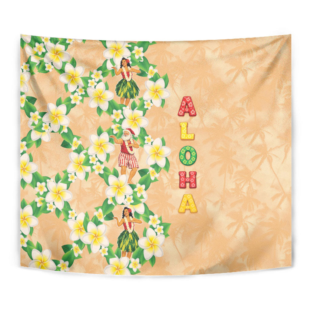Aloha Hawaii Chilly Christmas Tapestry Tropical Vibes LT05 - Polynesian Pride