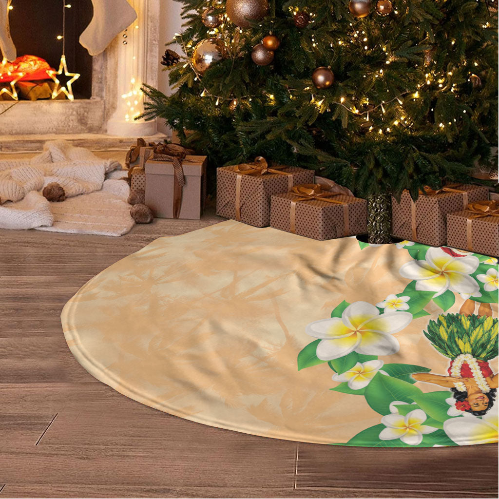 Aloha Hawaii Chilly Christmas Tree Skirt Tropical Vibes LT05 - Polynesian Pride