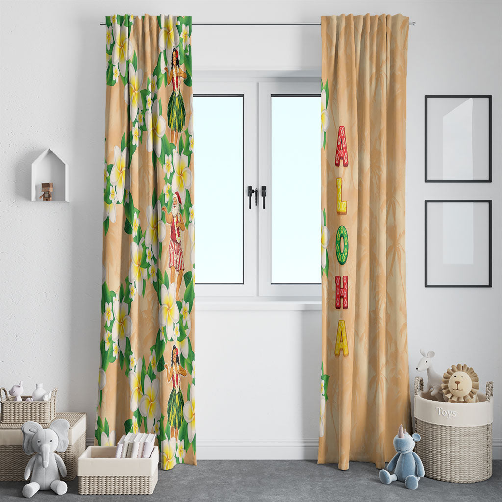 Aloha Hawaii Chilly Christmas Window Curtain Tropical Vibes LT05 - Polynesian Pride