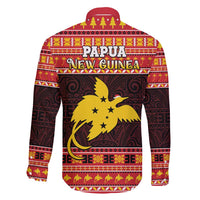 Papua New Guinea Christmas Family Matching Off Shoulder Maxi Dress and Hawaiian Shirt Santa Raggiana LT05 - Polynesian Pride