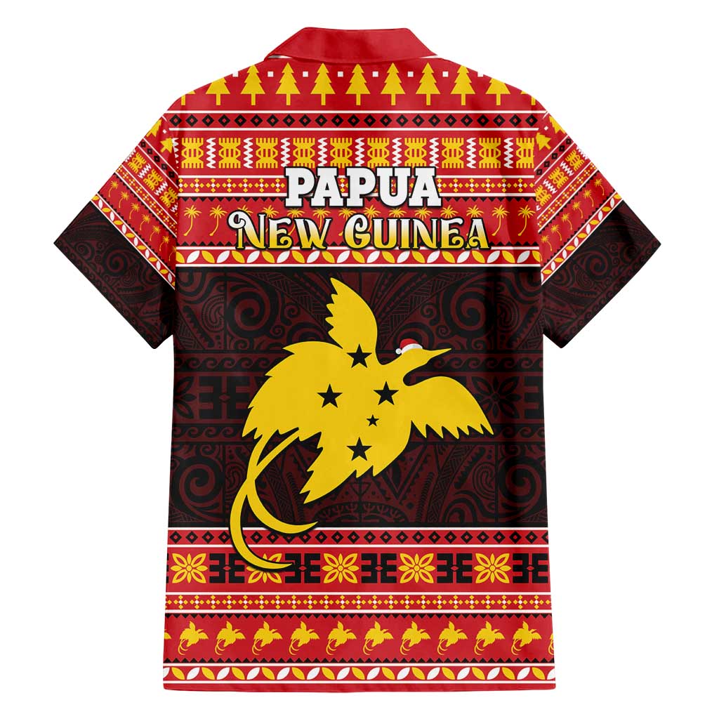 Papua New Guinea Christmas Family Matching Puletasi and Hawaiian Shirt Santa Raggiana LT05 - Polynesian Pride