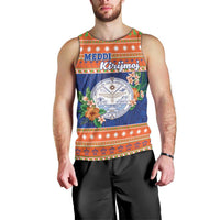 Marshall Islands Christmas Men Tank Top Marshallese Seal Meddi Kirijmoj