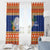 Marshall Islands Christmas Window Curtain Marshallese Seal Meddi Kirijmoj