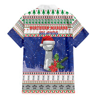 Northern Mariana Islands Christmas Family Matching Mermaid Dress and Hawaiian Shirt Poinsettia Filis Pasgua LT05 - Polynesian Pride