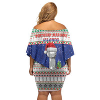 Northern Mariana Islands Christmas Family Matching Off Shoulder Short Dress and Hawaiian Shirt Poinsettia Filis Pasgua LT05 - Polynesian Pride
