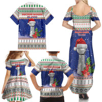 Northern Mariana Islands Christmas Family Matching Summer Maxi Dress and Hawaiian Shirt Poinsettia Filis Pasgua LT05 - Polynesian Pride