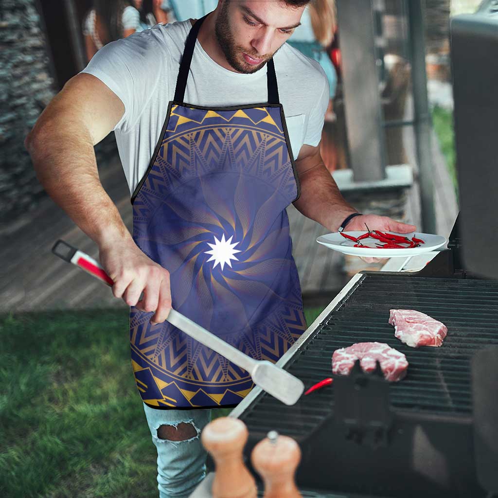 Nauru Angam Day Apron Polynesian Tribal Pattern Unique Style - Polynesian Pride