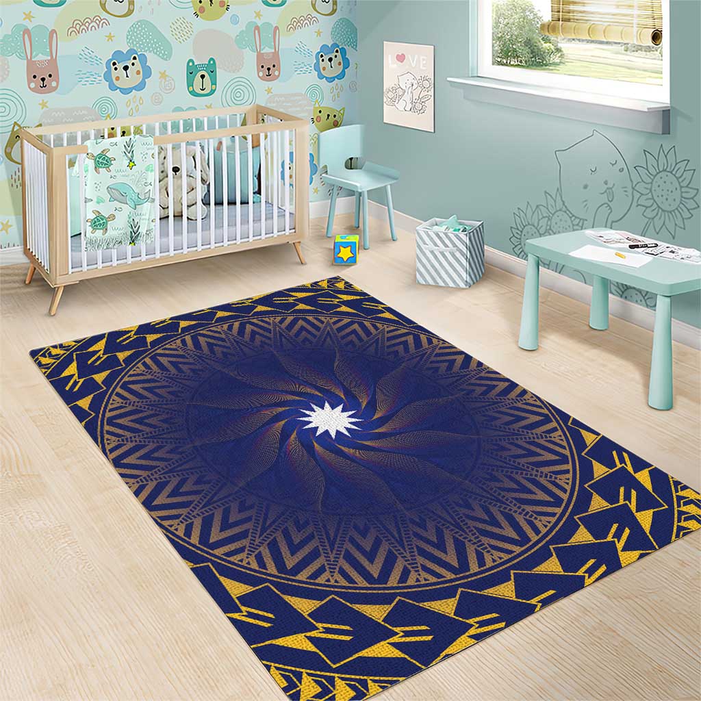 Nauru Angam Day Area Rug Polynesian Tribal Pattern Unique Style - Polynesian Pride