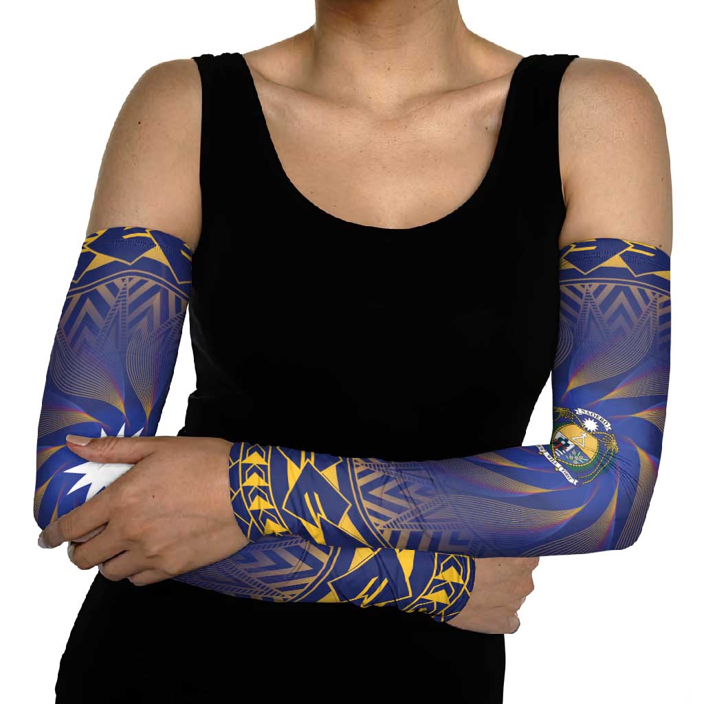 Nauru Angam Day Arm Sleeves Polynesian Tribal Pattern Unique Style - Polynesian Pride