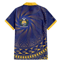 Nauru Angam Day Family Matching Summer Maxi Dress and Hawaiian Shirt Polynesian Tribal Pattern Unique Style - Polynesian Pride