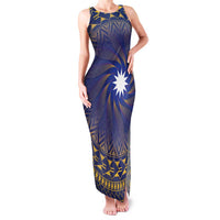 Nauru Angam Day Family Matching Tank Maxi Dress and Hawaiian Shirt Polynesian Tribal Pattern Unique Style - Polynesian Pride