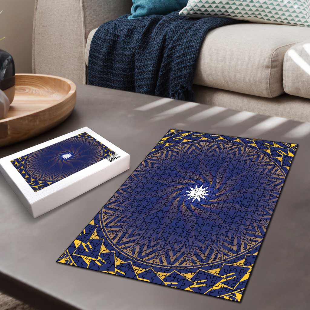 Nauru Angam Day Puzzle Polynesian Tribal Pattern Unique Style - Polynesian Pride