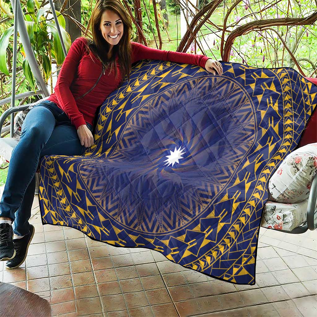 Nauru Angam Day Quilt Polynesian Tribal Pattern Unique Style - Polynesian Pride