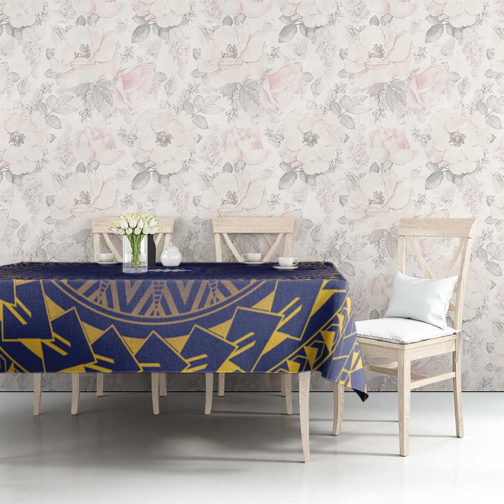 Nauru Angam Day Tablecloth Polynesian Tribal Pattern Unique Style - Polynesian Pride