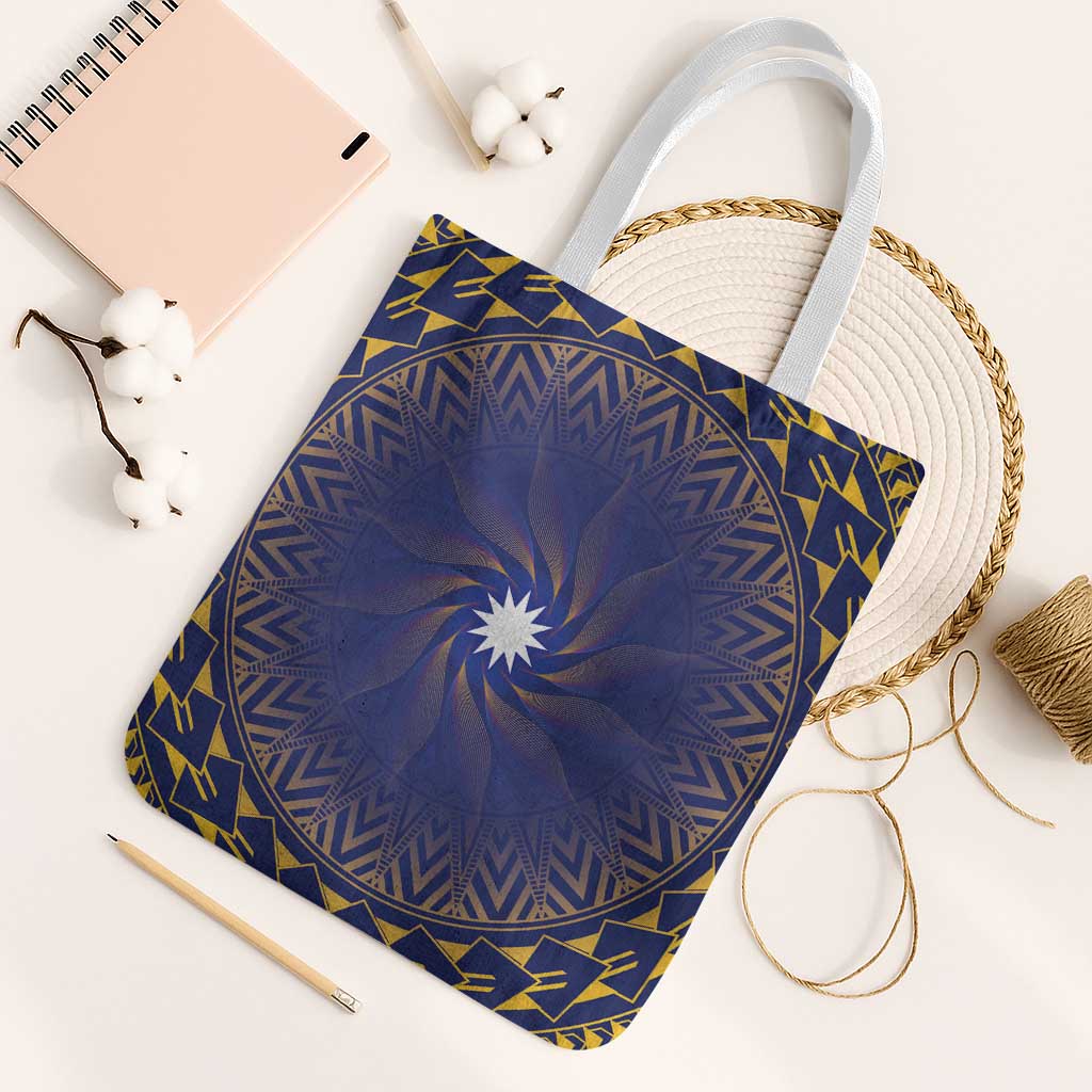 Nauru Angam Day Tote Bag Polynesian Tribal Pattern Unique Style - Polynesian Pride