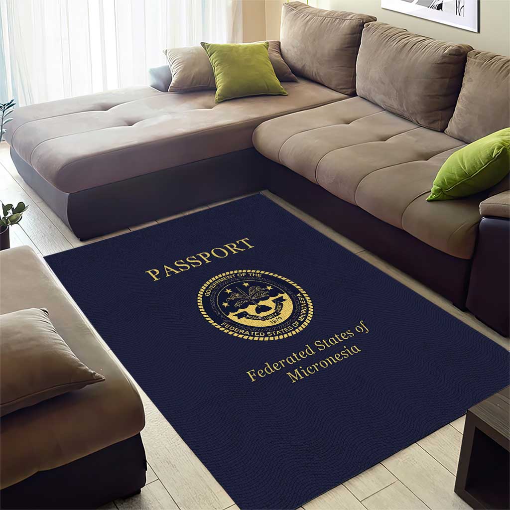 Federated States Of Micronesia Area Rug FSM Passport - Polynesian Pride