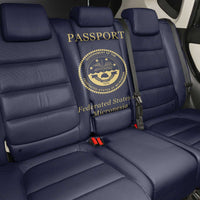 Federated States Of Micronesia Back Car Seat Cover FSM Passport LT05 - Polynesian Pride