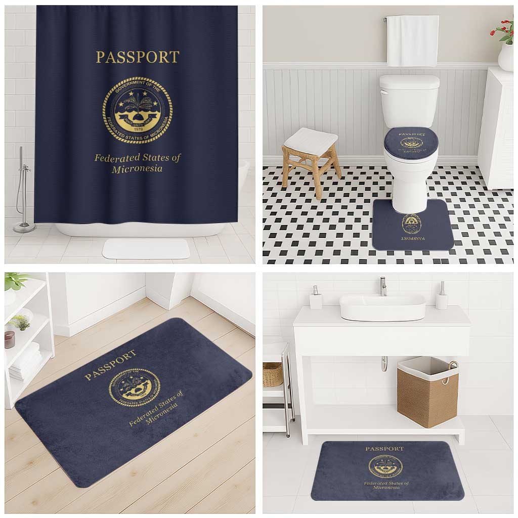 Federated States Of Micronesia Bathroom Set FSM Passport - Polynesian Pride