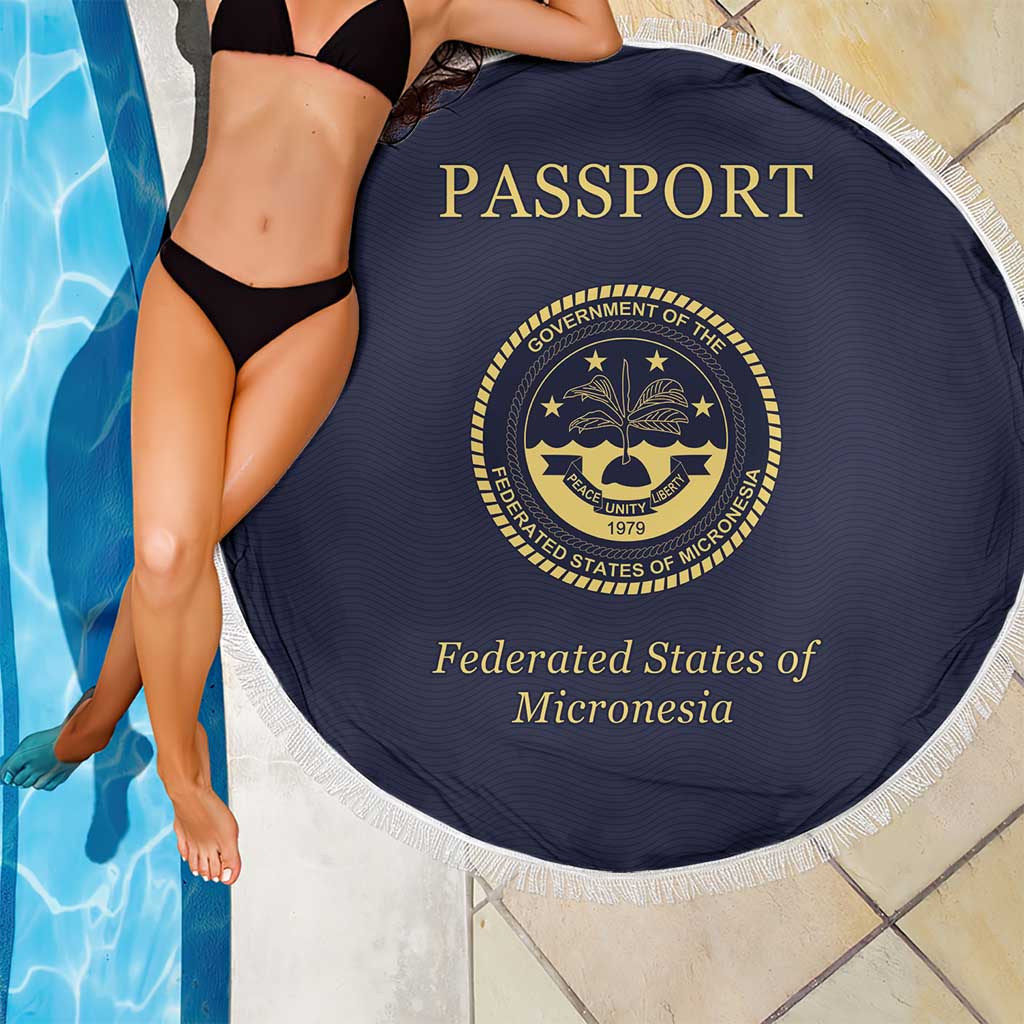 Federated States Of Micronesia Beach Blanket FSM Passport - Polynesian Pride