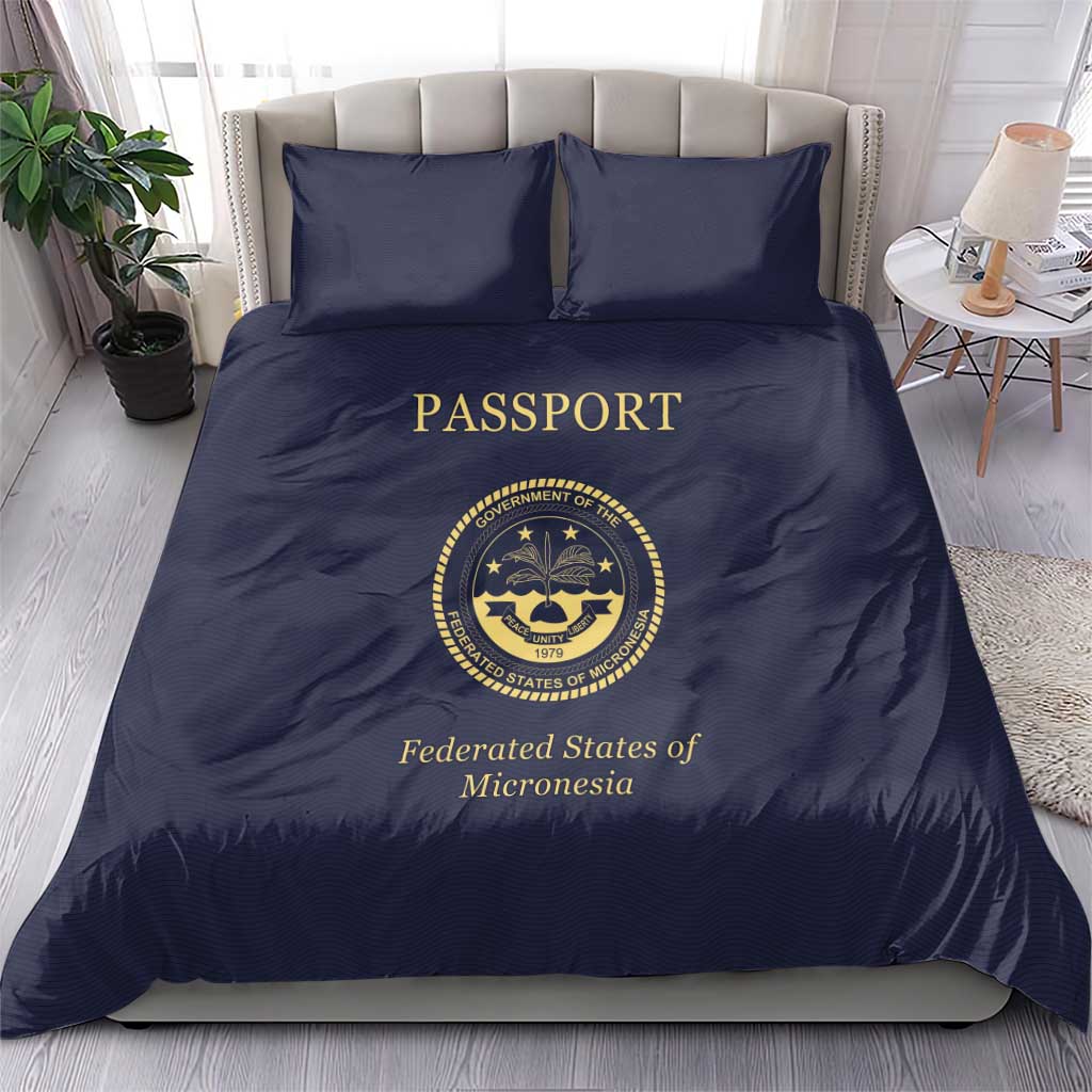 Federated States Of Micronesia Bedding Set FSM Passport - Polynesian Pride