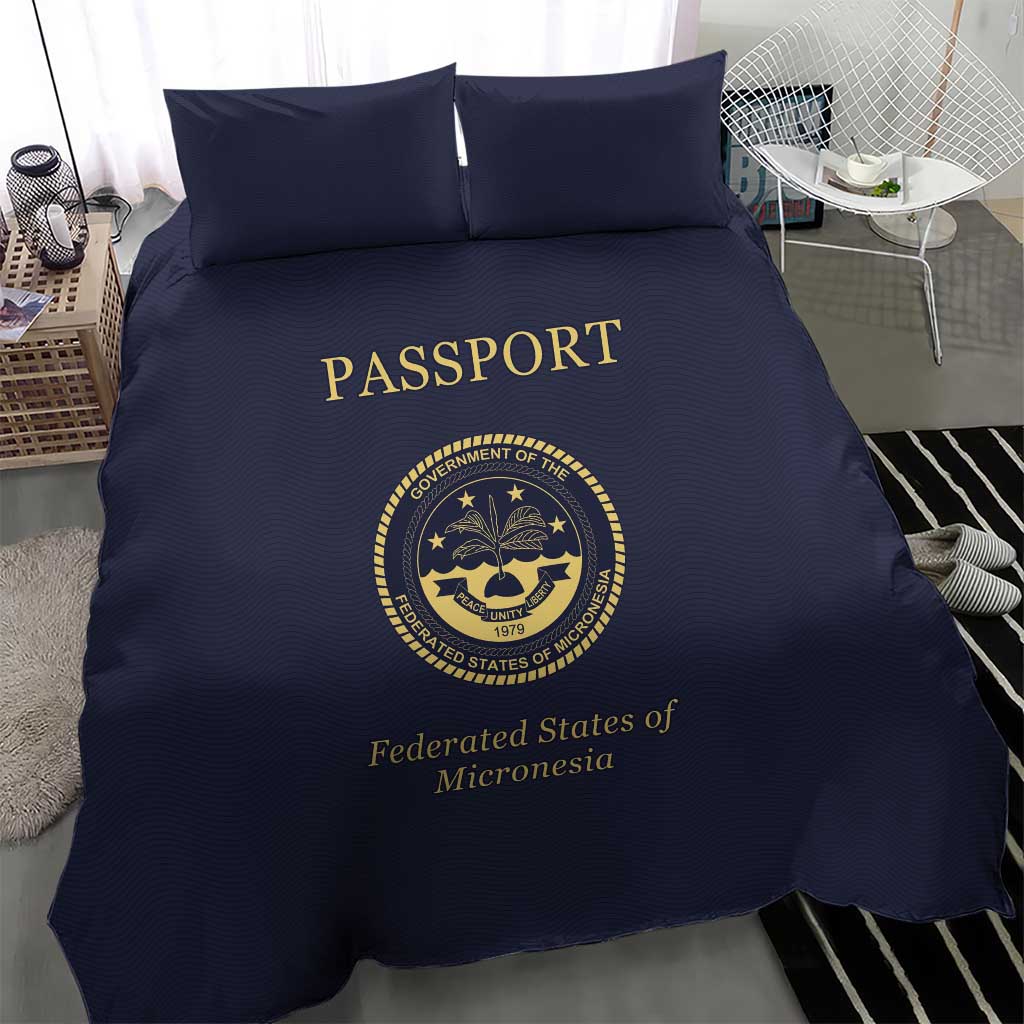 Federated States Of Micronesia Bedding Set FSM Passport - Polynesian Pride