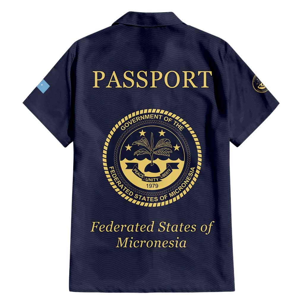 Personalised Federated States Of Micronesia Family Matching Short Sleeve Bodycon Dress and Hawaiian Shirt FSM Passport LT05 - Polynesian Pride